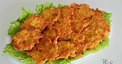 Filetes nugget de pollo - filetes con queso y pimentón