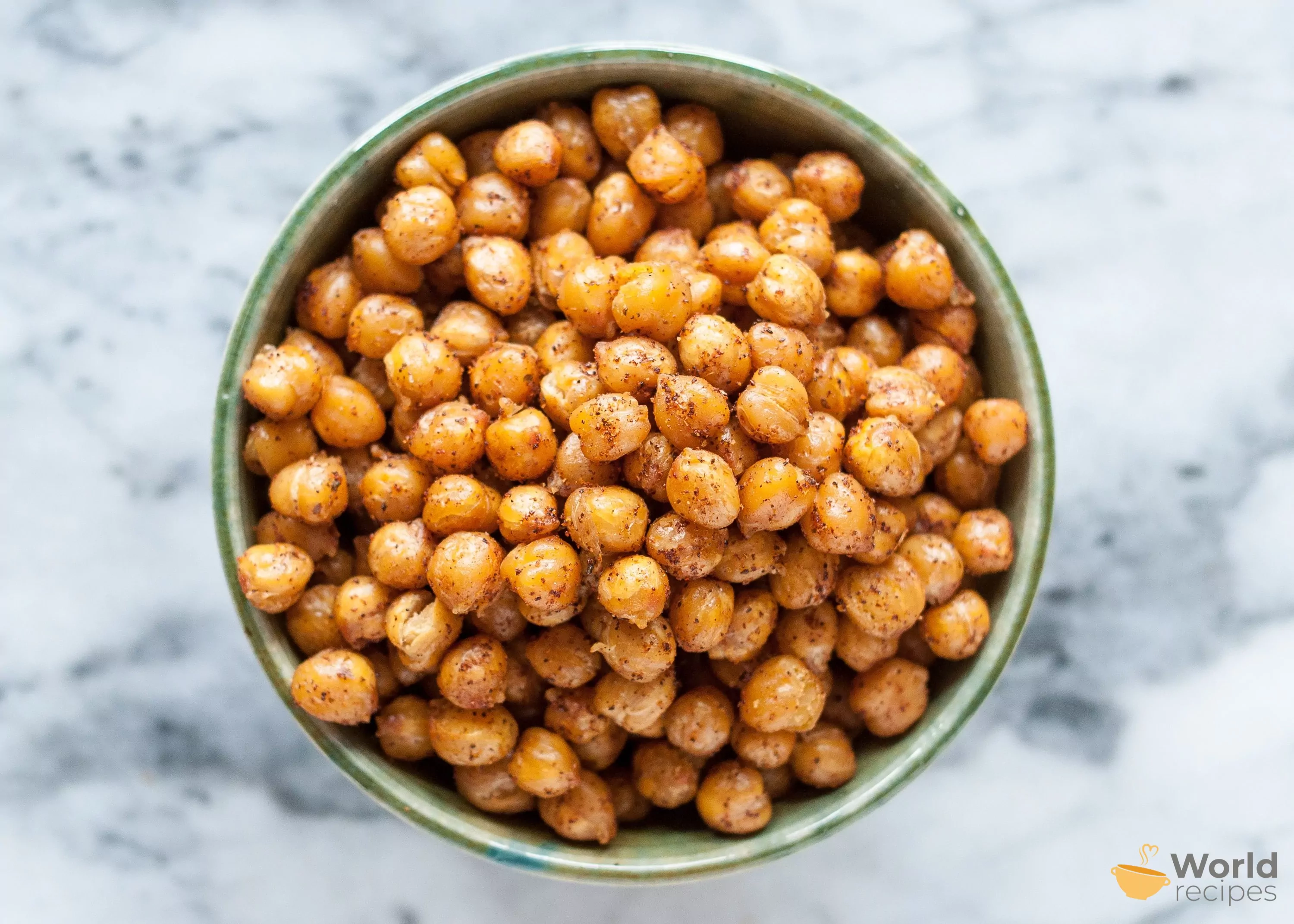 Garbanzos crujientes, cocidos y al horno